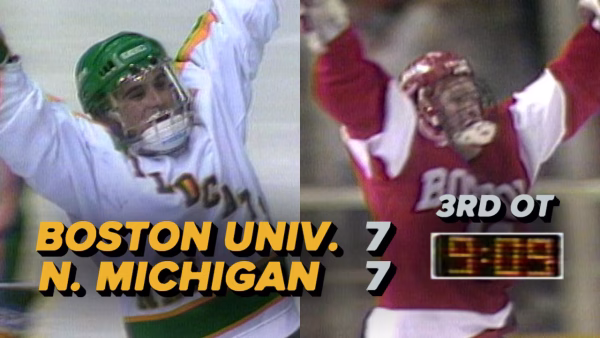 All 15 goals from INSANE 3OT 1991 NCAA men’s hockey championship game