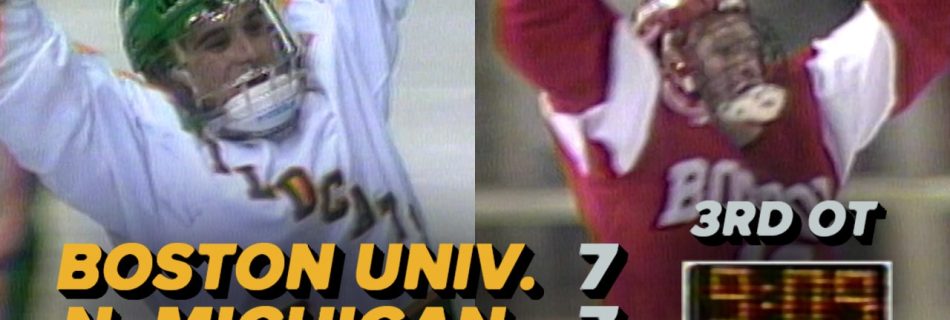 All 15 goals from INSANE 3OT 1991 NCAA men’s hockey championship game