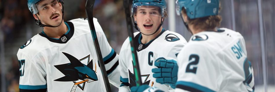 Celebrini rings it off the crossbar
