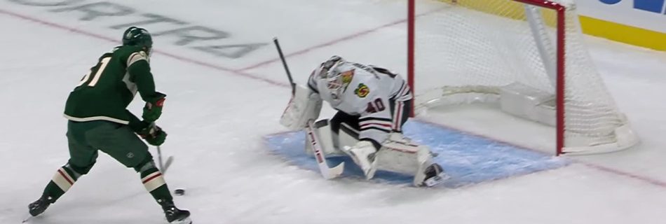 Lorenz goes five-hole on breakaway