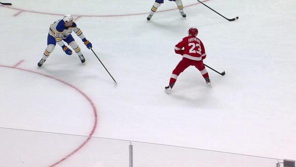 BUF@DET: DeBrincat scores PPG against Colten Ellis