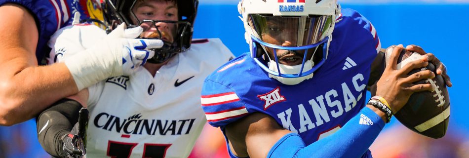 Jalon Daniels highlights: Kansas QB’s 445-yard, 4-TD day vs. Cincinnati in 2025