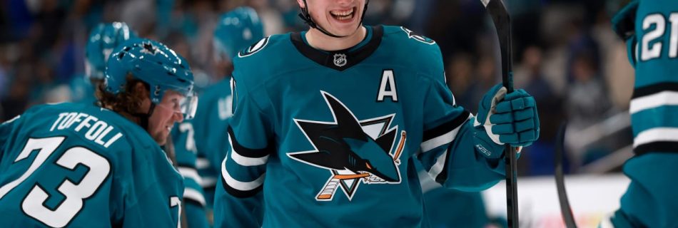 Celebrini, at 20, named youngest captain in Sharks history
