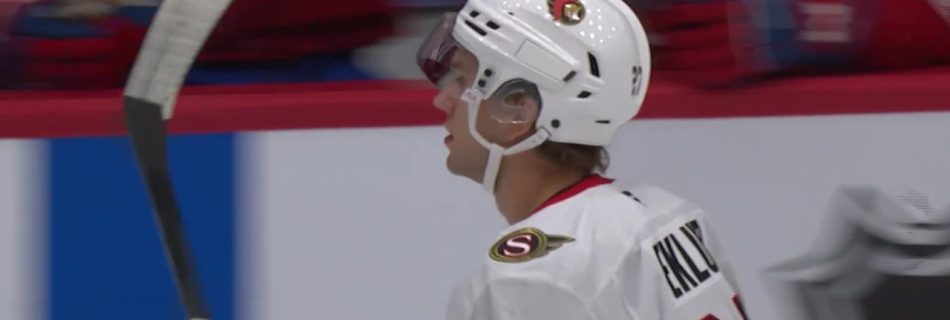 Eklund breaks the ice