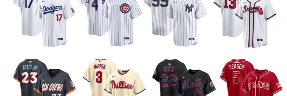 These are the top 20 MLB jerseys from 2026 season