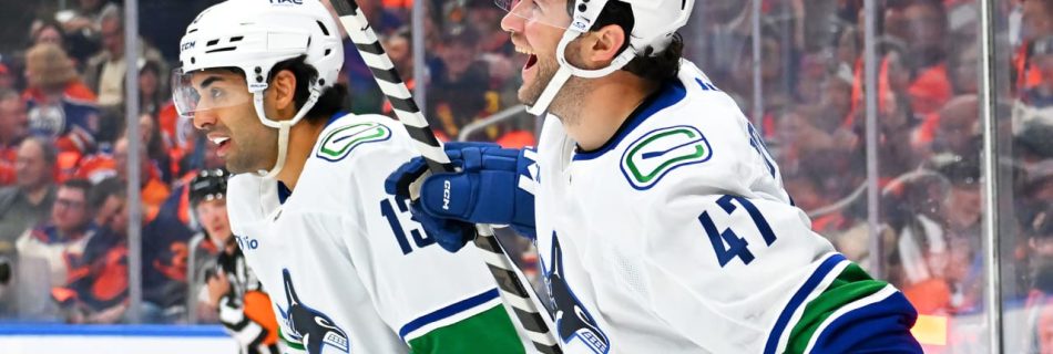 Canucks recover for OT victory against Oilers after blowing three-goal lead