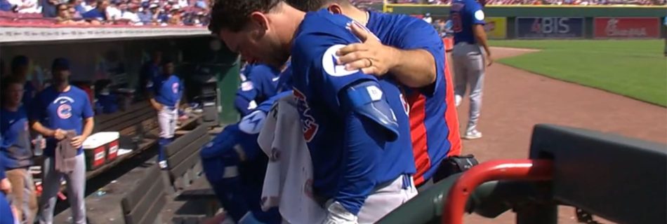 Bregman hit in face by foul ball while in on-deck circle, exits