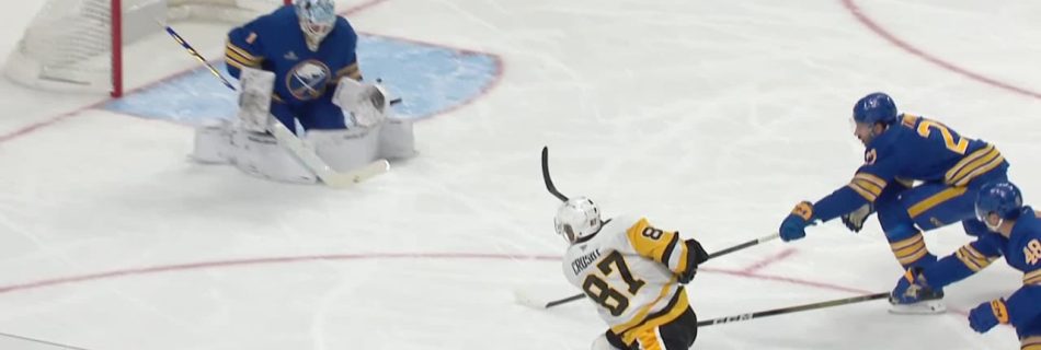 Crosby rips one bar-down on the rush
