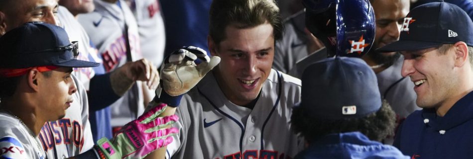 Lucas the legend! Spence’s 3-HR game keeps Astros in first-place tie