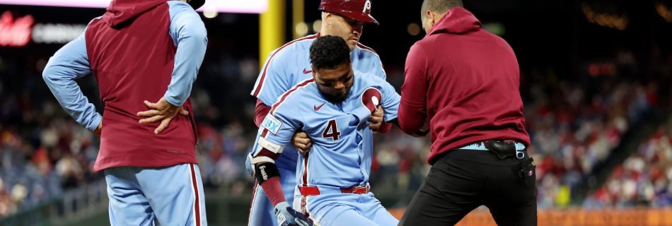 ‘Not a great one’: Arraez, Phils get tough news with left ankle sprain