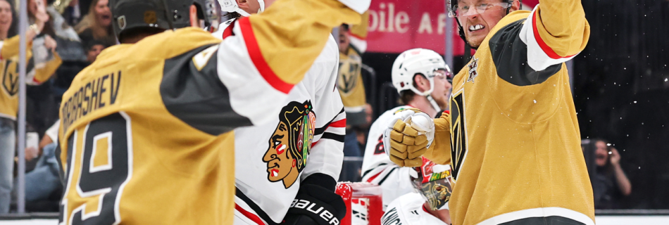 Golden Knights pull away from Blackhawks, win Craig’s debut as coach