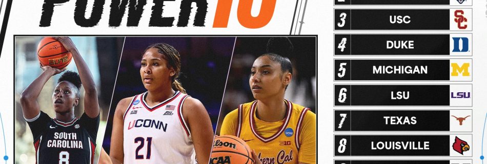 Preseason women’s basketball Power 10 rankings for 2026-27