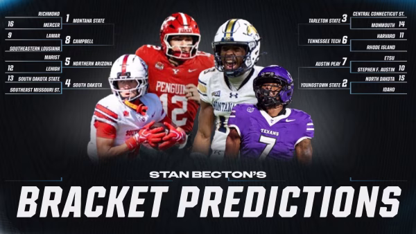 2026 FCS playoff bracket predictions after the first FCS committee rankings
