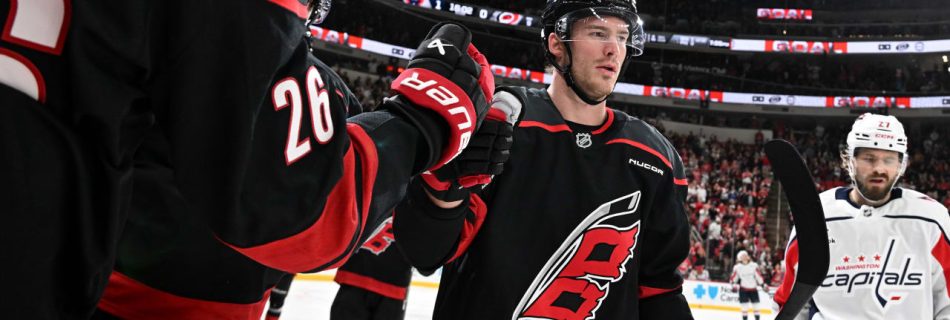 Svechnikov scores twice, has game-winner for Hurricanes against Capitals