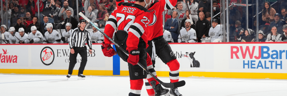 Pesce breaks tie in third to boost Devils past Kings