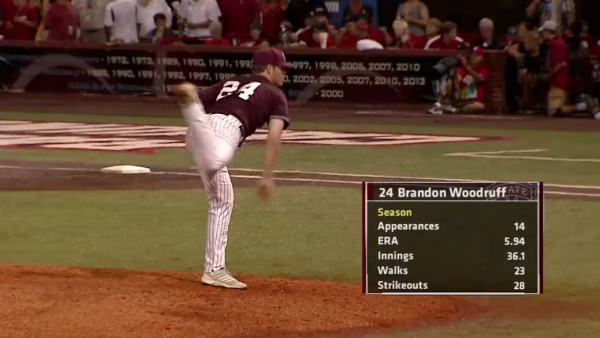 Brandon Woodruff’s lone NCAA baseball tournament appearance in 2014