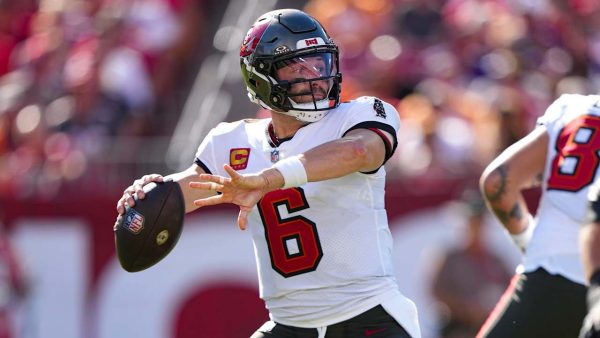 Baker Mayfield says thumb at place ‘strong enough to be able to play’ for Buccaneers vs. Panthers