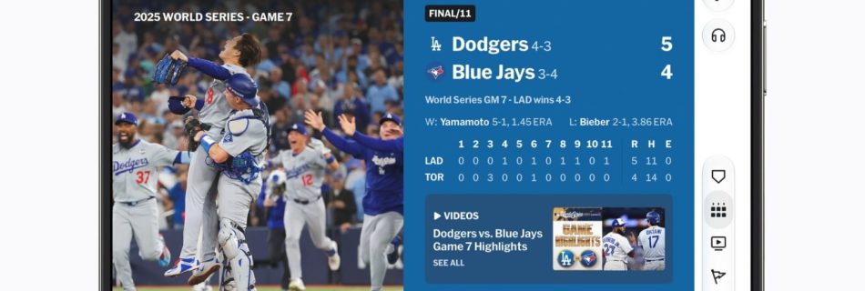 MLB App launches for iPhone Duo just in time for World Series