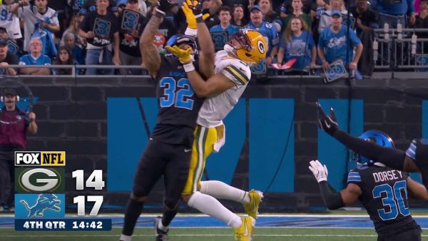 Can’t-Miss Play: Brian Branch goes WAY upstairs to intercept Jordan Love’s ambitious launch Can’t-Miss Play: Brian Branch goes WAY upstairs to intercept Jordan Love’s ambitious launch