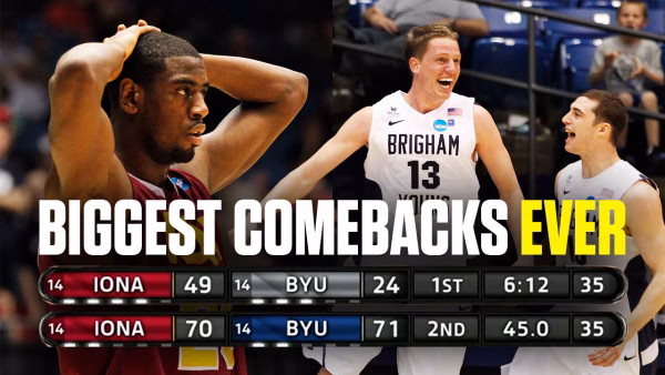 The biggest comeback wins in March Madness men’s tournament history
