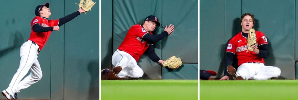 Halpin’s latest playoff moment? Tracking Caminero’s ‘funky’ blast with wild circus catch