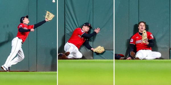 Halpin’s latest playoff moment? Tracking Caminero’s ‘funky’ blast with wild circus catch
