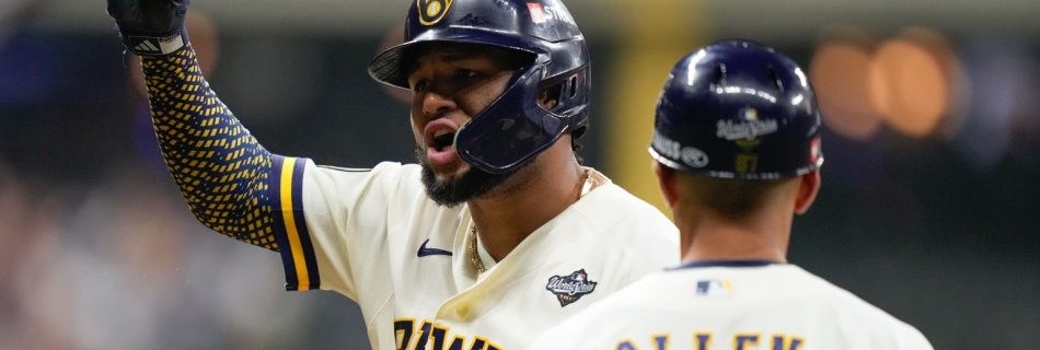 Crew strikes early, hangs on to take Game 1 in front of raucous fans