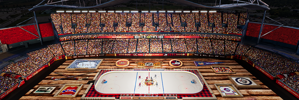 NHL inspired by ‘cabin cottage culture’ for Heritage Classic field design