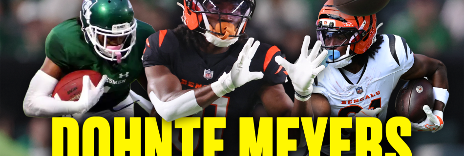 Bengals WR Dohnte Meyers DII football playoff highlights at Delta State