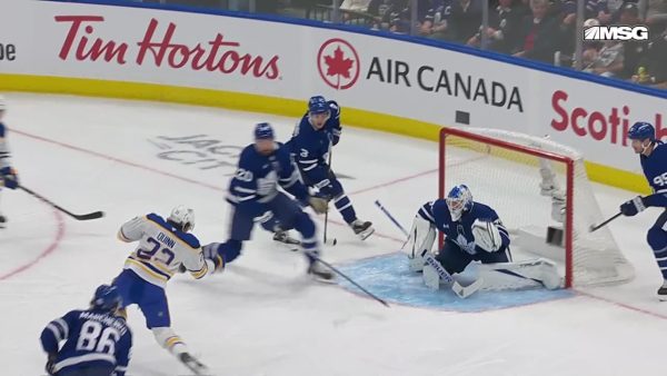 Quinn responds with a wrister Quinn responds with a wrister