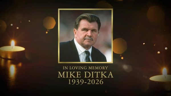 University of Wisconsin honors Mike Ditka with performance of national anthem