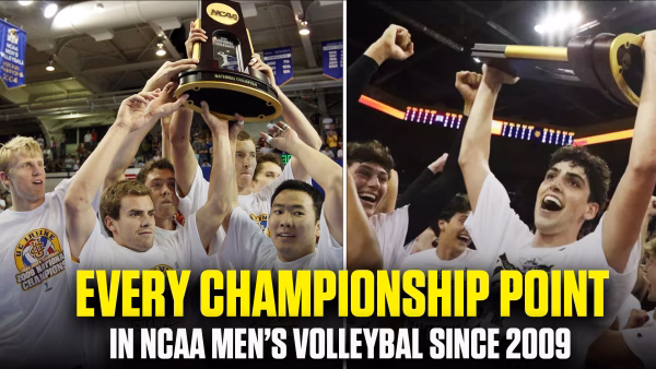 Every NCAA men’s volleyball championship match point since 2009