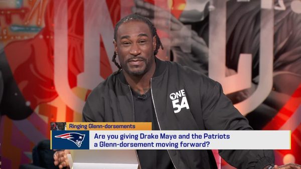 Are you giving Drake Maye and the Patriots a Glenn-dorsement moving forward?