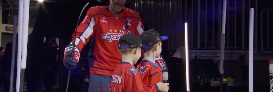 Ovechkin’s kids introduce him to the ice