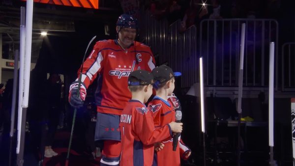 Ovechkin’s kids introduce him to the ice