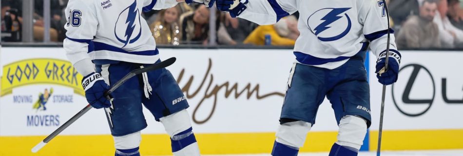Kucherov becomes Lightning’s all-time points leader in OT loss to Mammoth