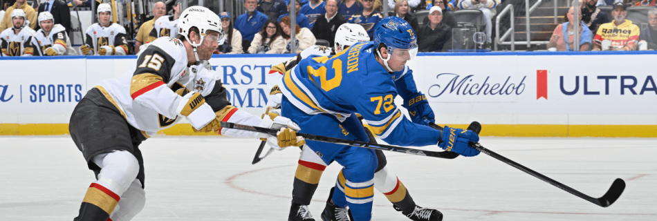 Barron gets first career four-point game in Blues win against Golden Knights