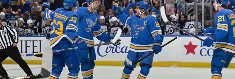 Broberg scores go-ahead goal in third, lifts Blues past Jets