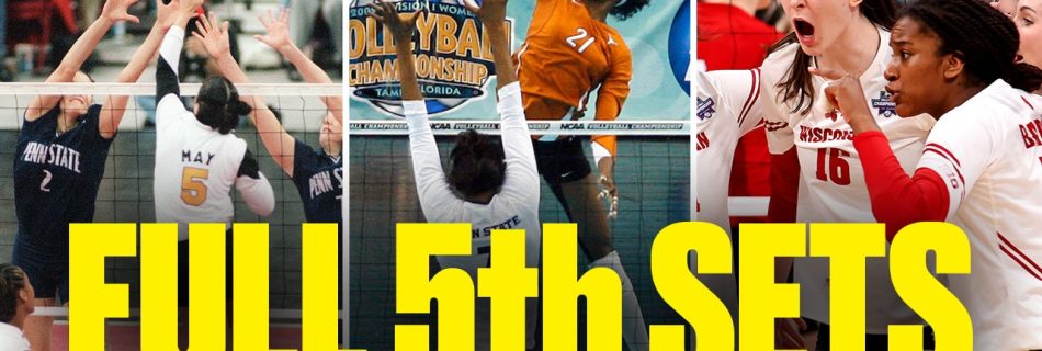 Every rally-scoring 5th set in NCAA women’s volleyball championship history