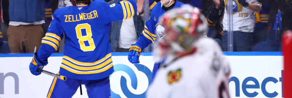 Kulich scores first goal in 11 months, Sabres edge Blackhawks in home opener