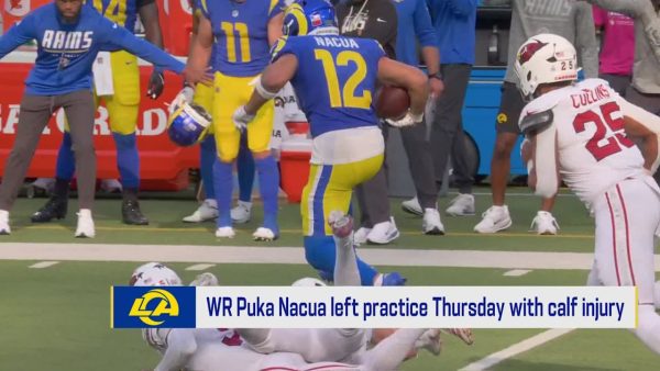 Rapoport: Puka Nacua left practice on Thursday with calf injury