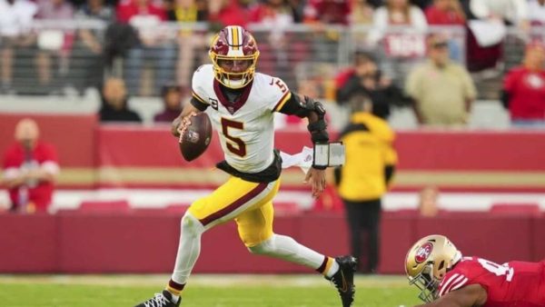 Against 49ers, Jayden Daniels shows Commanders what they have and what they lack
