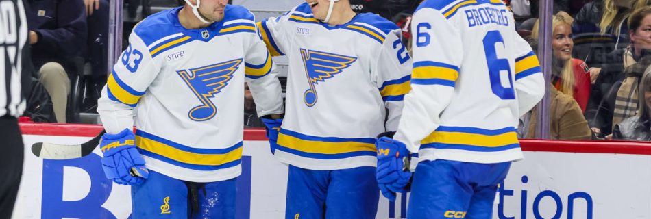 Suter, Neighbours, McTavish each scores twice, Blues defeat Senators