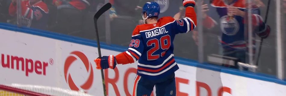 Draisaitl gets his second of the night off the PPG