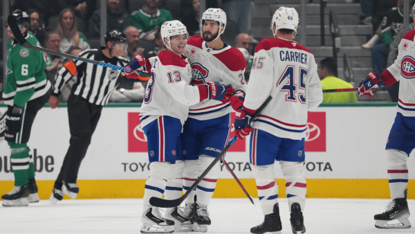 Caufield, Newhook each scores twice, Canadiens top Stars Caufield, Newhook each scores twice, Canadiens top Stars