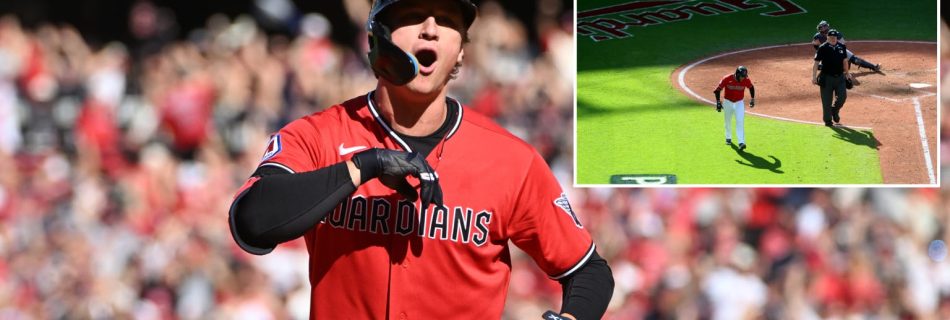 Which landed 1st? Halpin’s epic HR or the ‘majestic’ bat flip that followed?
