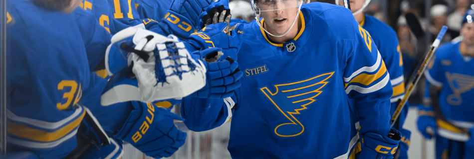 Berggren breaks tie in third period, Blues defeat Jackets to end skid at three
