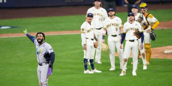 Brewers won their first World Series game in 44 years. And then they won it again