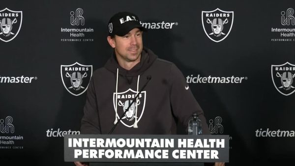 HC Klint Kubiak won’t reveal what E.A.T. means on his hat