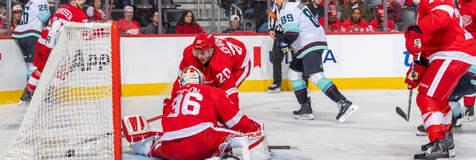 Kraken score four goals in second period, surge past Red Wings